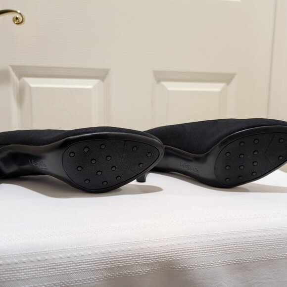 LifeStride Women's Parigi Black Micro Pump - Sz 8W NWOT - Picture 5 of 7